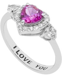 Macy's - Heart 'i Love You' Message Ring - Lyst