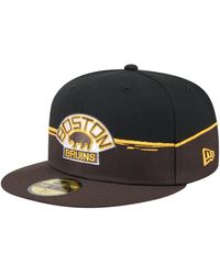 KTZ - Brown/black Boston Bruins Vintage Color Dip 59fifty Fitted Hat - Lyst