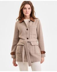 Steve Madden - Belted Single-breasted Jacket - Lyst