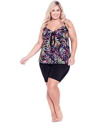 Avenue - Plus Size Hi Waist Swim Short - Lyst