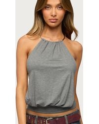 Edikted - Damarey Chain Backless Halter Top - Lyst