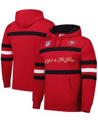 Mitchell & Ness - San Francisco 49ers Vintage Logo Head Coach Fleece Pullover Hoodie - Lyst