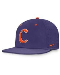 Nike - Clemson Tigers On-field Dugout True Performance Fitted Hat - Lyst