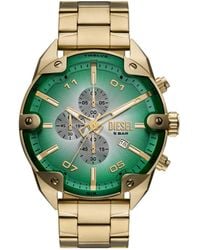 DIESEL - Spiked Quartz Chronograph Stainless Steel Watch - Lyst