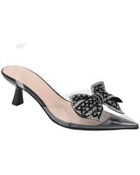 BERNESS - Ninetta Clear Slingback Heels - Lyst