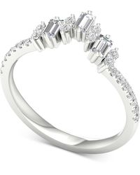 Macy's - Diamond Baguette & Round Band (1/3 Ct. T.w. - Lyst