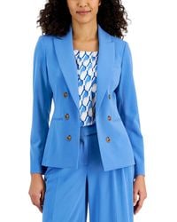 Tahari - Faux Double-breasted Blazer - Lyst