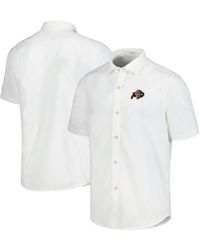 Tommy Bahama - Virginia Tech Hokies Coconut Point Palm Vista Islandzone Camp Button-up Shirt - Lyst