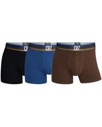 Cr7 - Cotton Blend Trunks - Lyst
