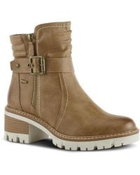 Spring Step - Smokies Lug Sole Booties - Lyst