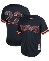 Mitchell & Ness - Will Clark San Francisco Giants Fashion Cooperstown Collection Mesh Batting Practice Jersey - Lyst