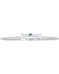 Giani Bernini - Cubic Zirconia "be Kind" Bolo Bracelet In Sterling Silver, Created For Macy's - Lyst