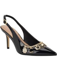 Guess - Naska Charms Slingback Pumps - Lyst