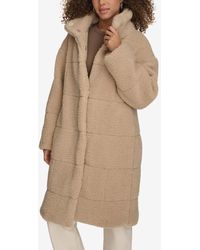 Levi's - Long Quilted Teddy Coat - Lyst