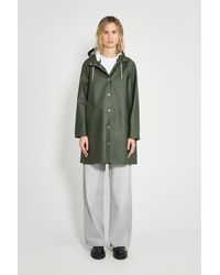 Stutterheim - Mosebacke Hooded Long Sleeve Raincoat - Lyst