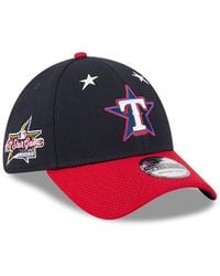 KTZ - Navy/red Texas Rangers 2025 Mlb All-star Game Workout 39thirty Flex Hat - Lyst