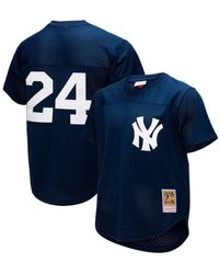Mitchell & Ness - Rickey Henderson New York Yankees Cooperstown Collection Mesh Batting Practice Button-up Jersey - Lyst