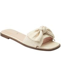 Bandolino - Violeta Bow Flat Slide Sandals - Lyst