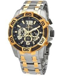 INVICTA WATCH - 25856 Pro Diver Quartz Chronograph Black Dial Watch - Lyst
