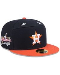 KTZ - Navy/orange Houston Astros 2025 Mlb All-star Game Side Patch 59fifty Fitted Hat - Lyst