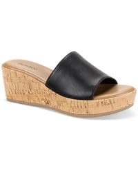 Style & Co. - Meadoww Slide Wedge Sandals - Lyst