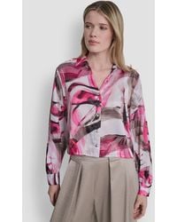 DKNY - Button-down Abstract Print Shirt - Lyst