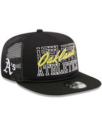 KTZ - Oakland Athletics Street Team A-frame Trucker 9fifty Snapback Hat - Lyst