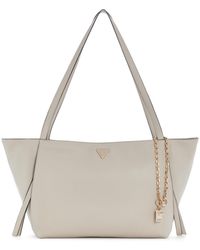 Guess - Devon Extra-large Structured Faux Leather Tote - Lyst