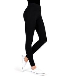 Memoi - Basic Cotton leggings - Lyst