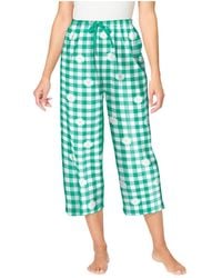 Dreams & Co. - Woven Sleep Capri Pant - Lyst