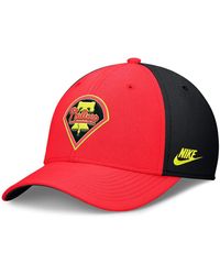 Nike - Crimson/black Philadelphia Phillies Neon 90s Rise Swoosh Flex Hat - Lyst