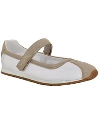 Guess - Treece Suede Sporty Mary Jane Flat Sneakers - Lyst