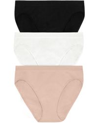 On Gossamer - Cabana Cotton Seamless High Cut Brief Underwear - Lyst