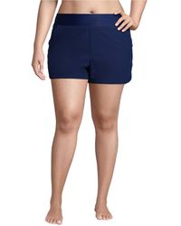 Lands' End - Plus Size Sunshade Upf 50 3" Board Shorts - Lyst