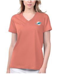 Margaritaville - Miami Dolphins Game Time V-neck T-shirt - Lyst