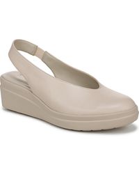 Naturalizer - Sutton Closed Almond Toe Slingback Wedges - Lyst