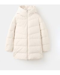Mango - Hood Puffer Coat - Lyst