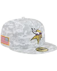 KTZ - Minnesota Vikings 2025 Salute To Service Fan Pack 59fifty Fitted Hat - Lyst