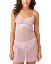 B.tempt'd - Opening Act Lace Fishnet Chemise Lingerie Nightgown 914227 - Lyst