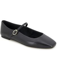 Kenneth Cole - Jasper Square Toe Ballet Flats - Lyst