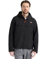 HUNTER - Miles Seam Sealed Shell Hooded Jacket - Lyst