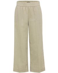 Olsen - Anna Fit Wide Leg Cotton Linen Pull-on Culottes - Lyst