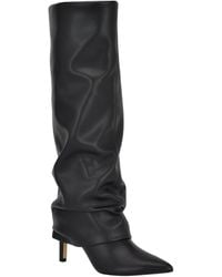 Guess - Natha Fold Over Slouchy Stiletto Heel Boots - Lyst