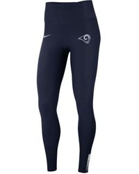 power hi shine tight in black & white nike