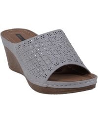 Gc Shoes - Atlanta Studded Comfort Wedge Sandals - Lyst