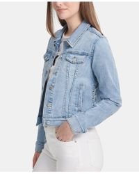 dkny jean jacket womens