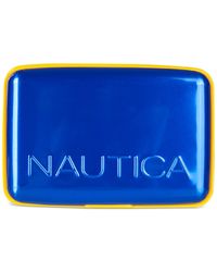 Nautica - Embossed-logo Rfid Aluminum Security Wallet - Lyst