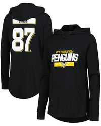 Levelwear - Sidney Crosby Pittsburgh Penguins Vivid Player Name And Number Pullover Hoodie - Lyst