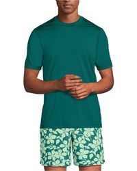 Lands' End - Sunshade Upf 50 Short Sleeve Swim Tee Cooling Rash Guard - Lyst