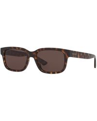 Gucci - Rectangle Sunglasses - Lyst